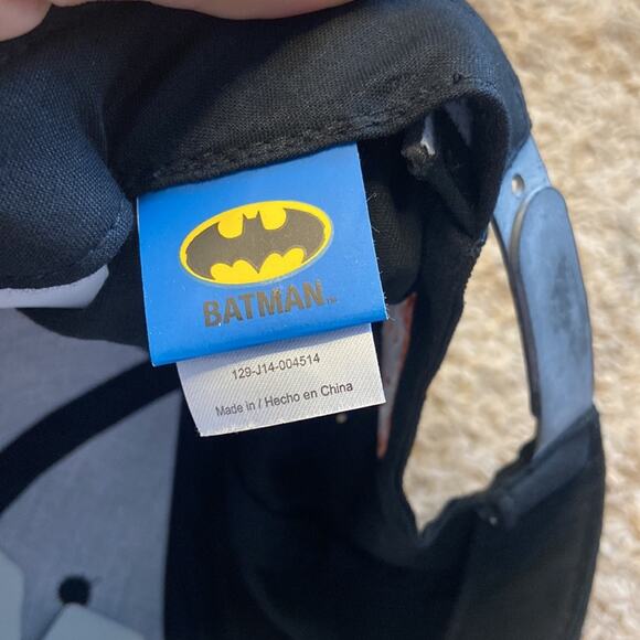 NWT Batman Black/Orange Camo Adjustable Hat - Picture 6 of 8